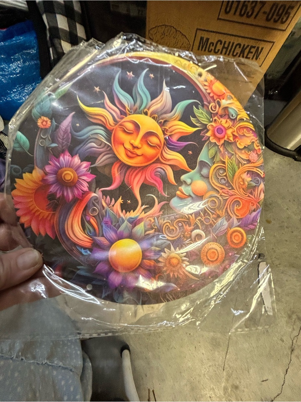 Free w bundle Vibrant Multicolor Sun & Floral Art Print